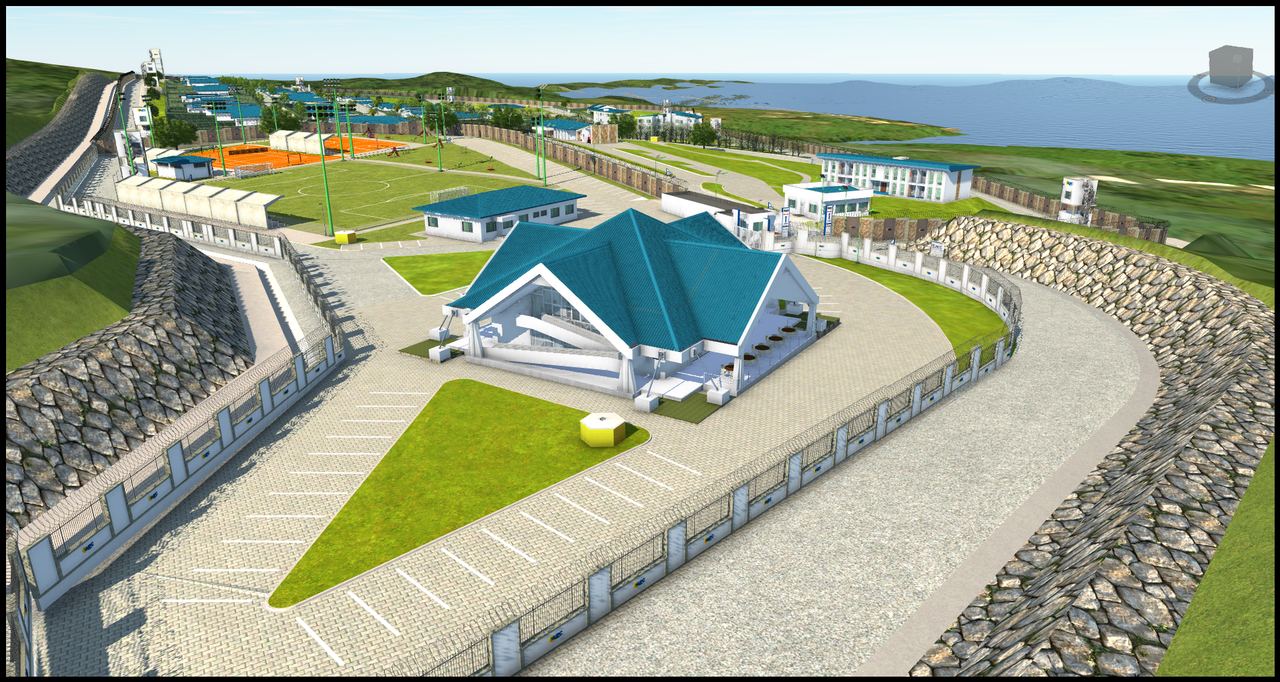 Vue d'ensemble du site — Barrage & équipements